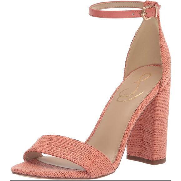 Sam Edelman Women's Yaro Pink Heeled Sandal
Size 7M Open Toe Block Heel - Picture 1 of 6